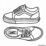 Vans Shoes Coloring Page  Pagescom sketch template