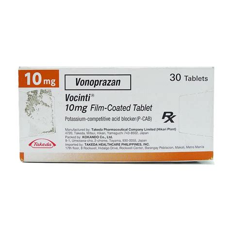 Buy Rx: Vocinti 10 mg Tablet Online | Southstar Drug