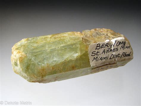 Beryl Mineral Specimen For Sale