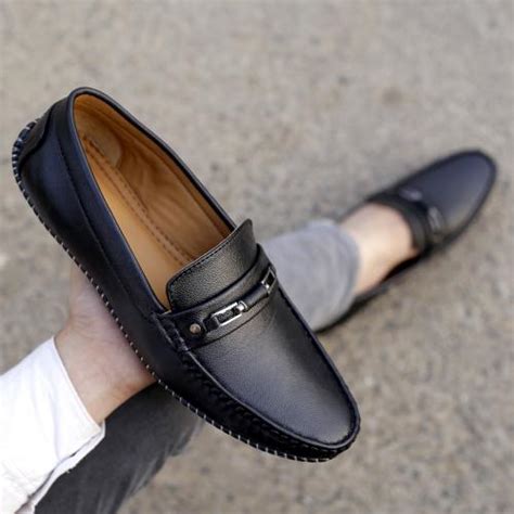 Buy Rockfield Men's Synthetic Leather Loafer Shoes 260 Online at Best ...