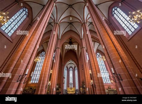 Frankfurt, Germany - 26 Jul 2016. Frankfurt Cathedral Saint Bartholomeus (Frankfurter Dom) in ...