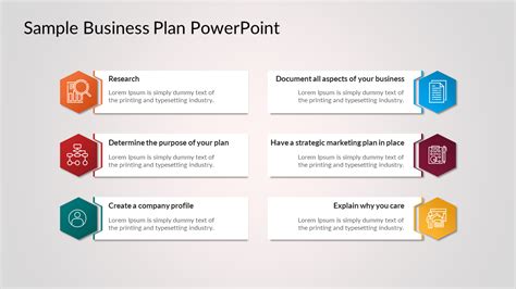 Sample Business Plan PowerPoint Template Presentation