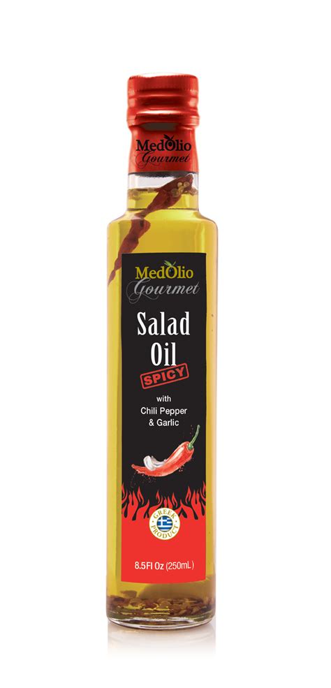 Medolio gourmet salad oil spicy in 250ml, 500ml bottles – medolio