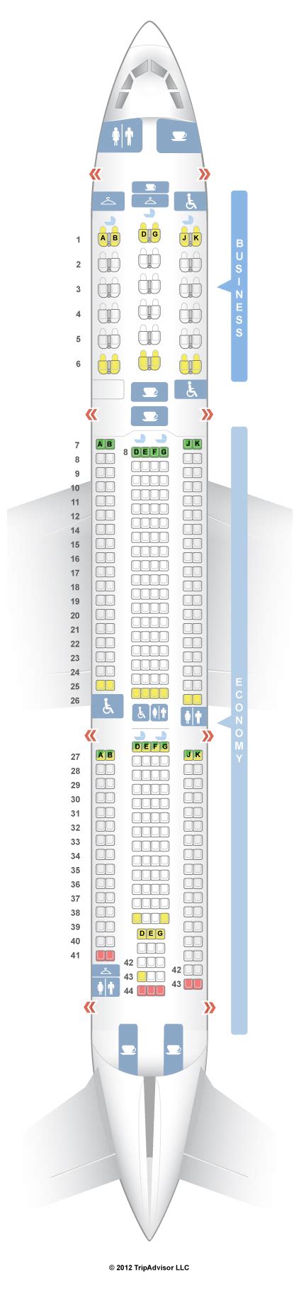 SeatGuru Seat Map China Airlines