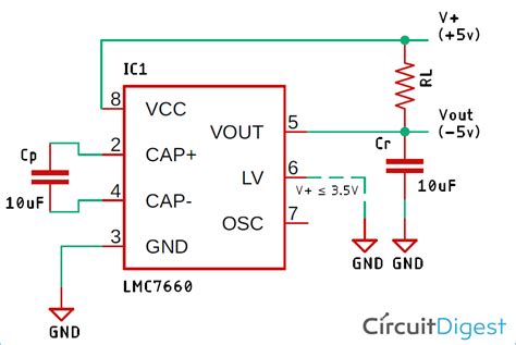 TC7660 DC Voltage Converter Pinout, Examples, Equivalents,, 47% OFF