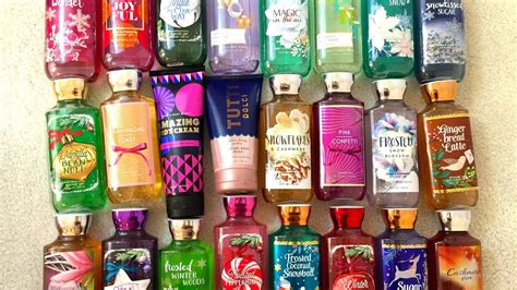 BATH & BODY WORKS TOP 24 FAVORITE CHRISTMAS/WINTER SCENTS - YouTube