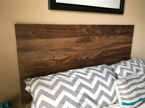 Walnut Headboard Modern by CW Furniture in King Size Custom - Etsy