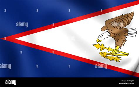 Flag of American Samoa Stock Photo - Alamy