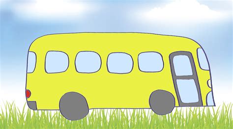 Cómo dibujar un autobús. Dibujos de transportes para niños