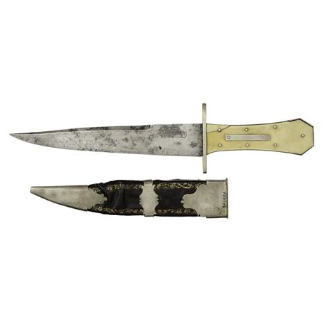 Coffin Handle Arkansas Toothpick Bowie Knife by W.S. Butcher | Bowie knife, Knife, Bowie