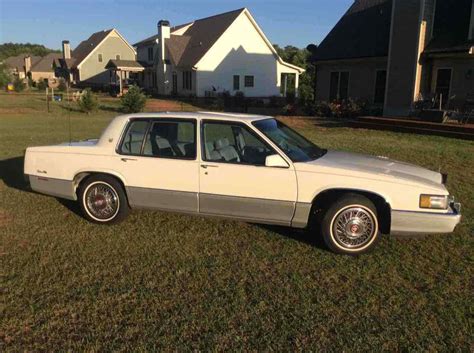 1990 Cadillac DeVille Sedan White FWD Automatic for sale: photos ...