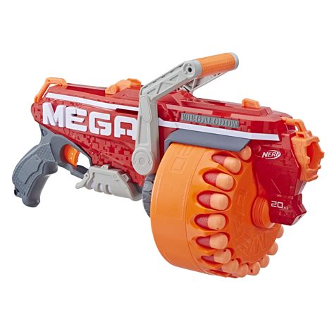 Nerf Megalodon N-Strike Mega Toy Blaster with 20 Official Mega Whistler ...