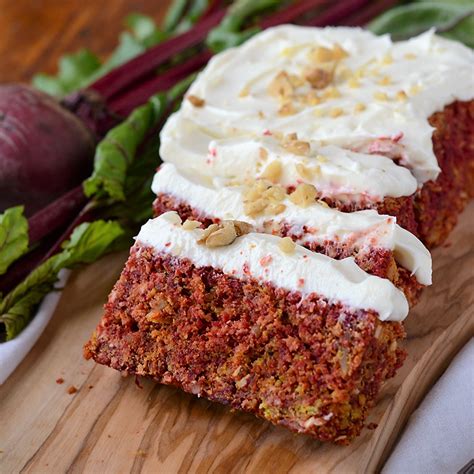 Rustic Beet Cake with Cream Cheese Icing