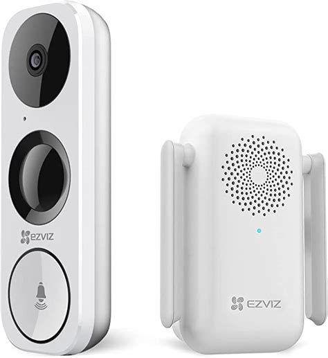 EZVIZ Doorbell Camera, Wired WiFi Video Doorbell, Night Vision, Two-Way Talk, PIR Motion ...