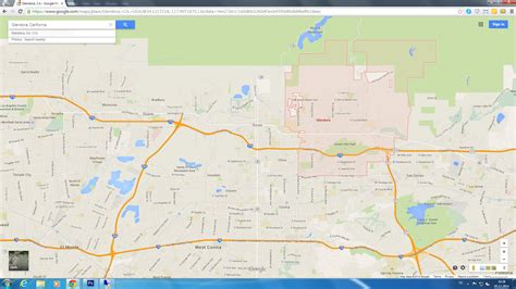 Glendora California Map - United States