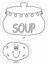 Stone Soup Coloring Pages Sketch Page sketch template