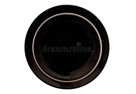 Black and White Dinner Plates. Stock Image - Image of close, porcelain ...