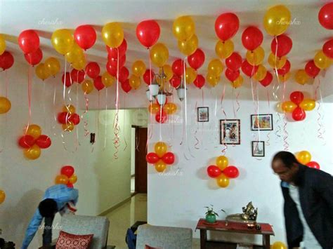 Balloon Decoration Simple Anniversary Decoration Ideas At Home - Types ...