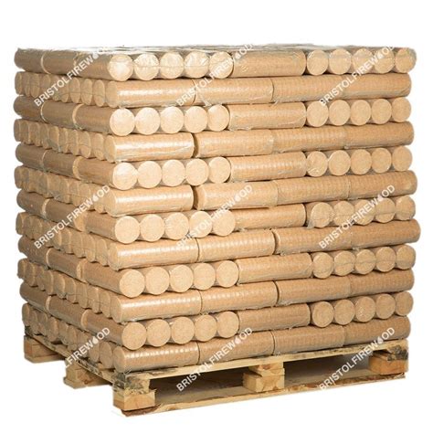 960 Kg Heat Logs, Fully Stacked Pallet - Bristol Firewood