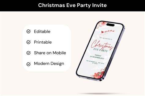 Christmas Eve Party Invitation Graphic by Realtor Templates · Creative ...