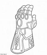 Pleasant Infinity Gauntlet coloring Page sketch template