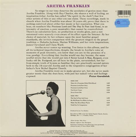 Aretha Franklin LP: Aretha Gospel (LP) - Bear Family Records