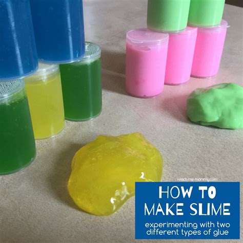 How to make slime - Teach Me Mommy