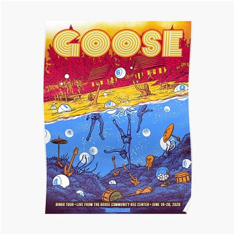 "Goose American band goosetheband merch tour" Poster for Sale by ...