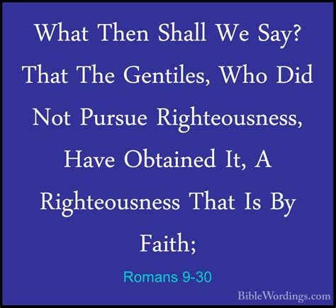 Romans 9 - Holy Bible English - BibleWordings.com