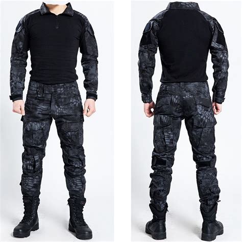 2019 Tactical Bdu Uniform Clothing Army Tactical Shirt Jacket Pants With Belt Camouflage Hunting ...