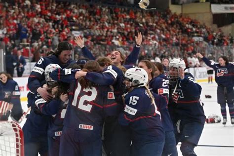 US stun Canada to win women’s ice hockey world championship | Ice ...