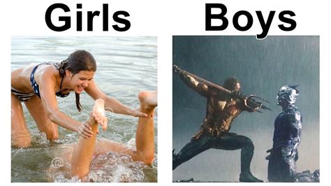 BOYS VS GIRLS MEMES - YouTube