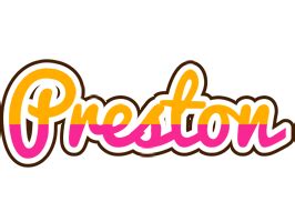 Preston Logo | Name Logo Generator - Smoothie, Summer, Birthday, Kiddo, Colors Style