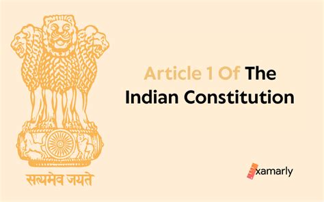 Article 1 Of The Indian Constitution: UPSC Notes // Examarly