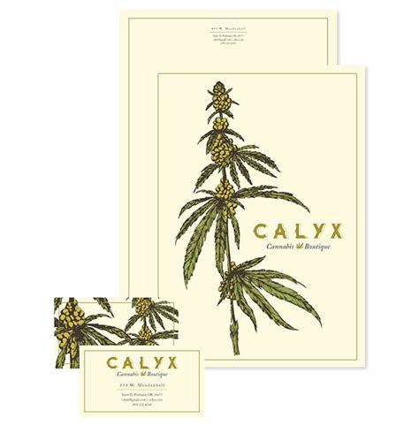 Calyx Cannabis Boutique on Behance