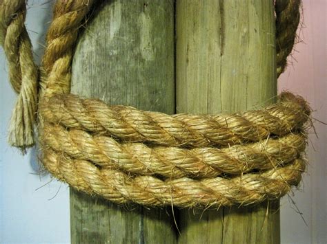 Thick Rope On Post Free Stock Photo - Public Domain Pictures