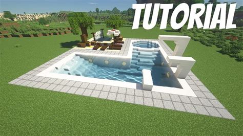 Minecraft Tutorial: How to Build a Large Swimming Pool | Minecraft ...