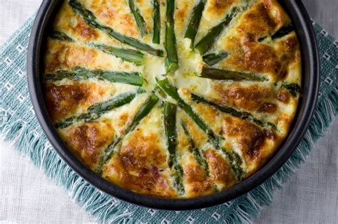 Asparagus and Ham Oven Frittata - Framed Cooks