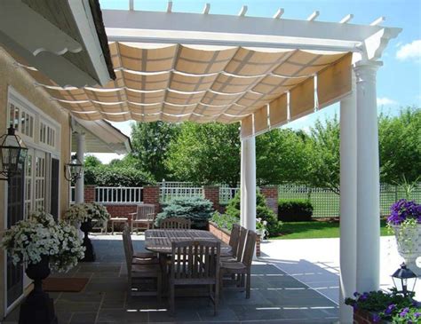 Backyard Awning: Retractable Deck Shade Covers