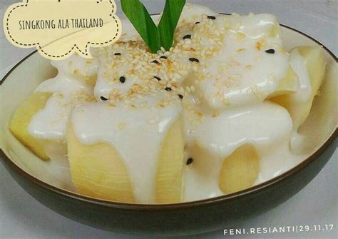 Resep Singkong thailand oleh Feni Resianti - Cookpad