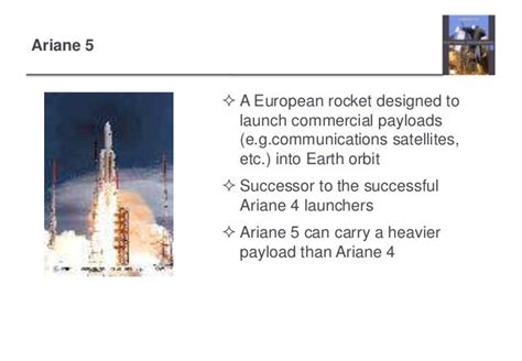 Ariane 5 launcher failure - why did it happen