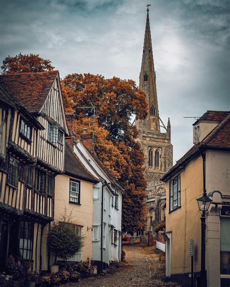 The village of Thaxted in Essex. 🍁🍂😍————————————————————- #thaxted #essex #medieval #england # ...