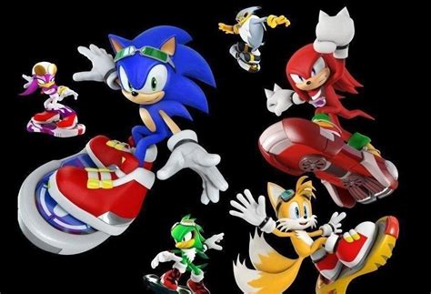 Image - Sonic Free Riders characters.jpg - Ceauntay Gorden's junkplace Wiki