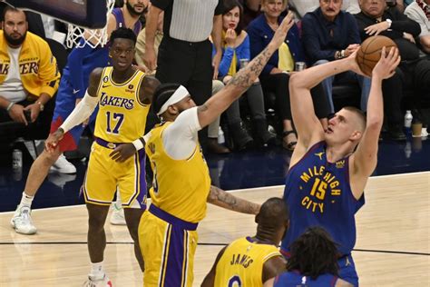 Nikola Jokic triple-double leads Nuggets past Lakers in Game 1 of WCF ...