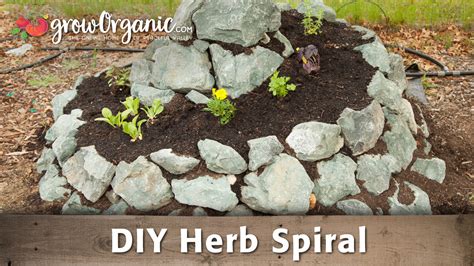 DIY Herb Spiral - Organic Gardening Videos – Grow Organic