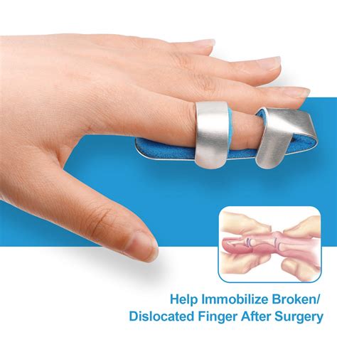 Buy Trigger Finger Splint Brace for Thumb Index Middle Ring Pinky, Metal Foam Broken Dislocated ...