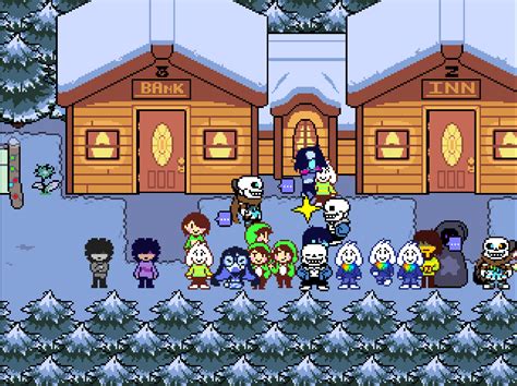 Snowdin Town : r/Undertale