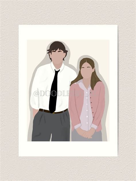 Jim & Pam Digital Print - Etsy