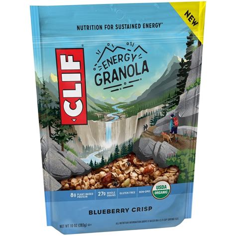 Clif Energy Blueberry Crisp Granola - 10oz | Clif bars, Chocolate ...