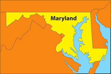 Download Maryland, Map, Geography. Royalty-Free Vector Graphic - Pixabay